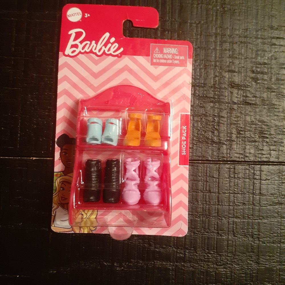 Barbie 4pc shoes